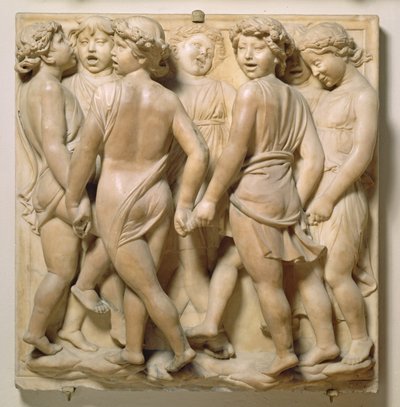 Singing angels, relief panel from the Cantoria, c.1432-8 by Luca Della Robbia
